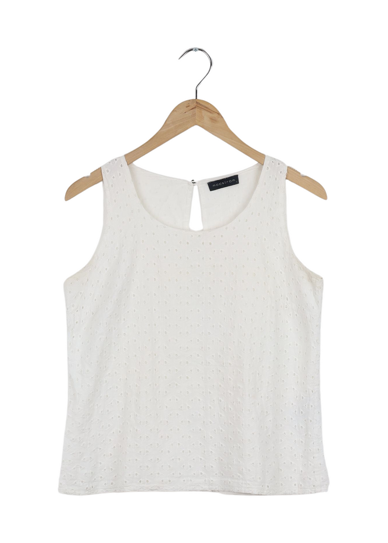 Modström Preloved Hvid top - Hvid