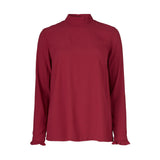 Modström Preloved Jaya ls top, varen er en brugt style - Sangria