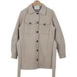 Modström Preloved OliviaMD coatigan - Beige melange
