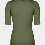 Kortærmet t-shirt i blød rib kvalitet. KrownMD o-neck t-shirt har en tætsiddende pasform og en rund hals.&nbsp;