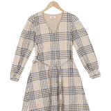 Modström Preloved Taia dress - Powder Check