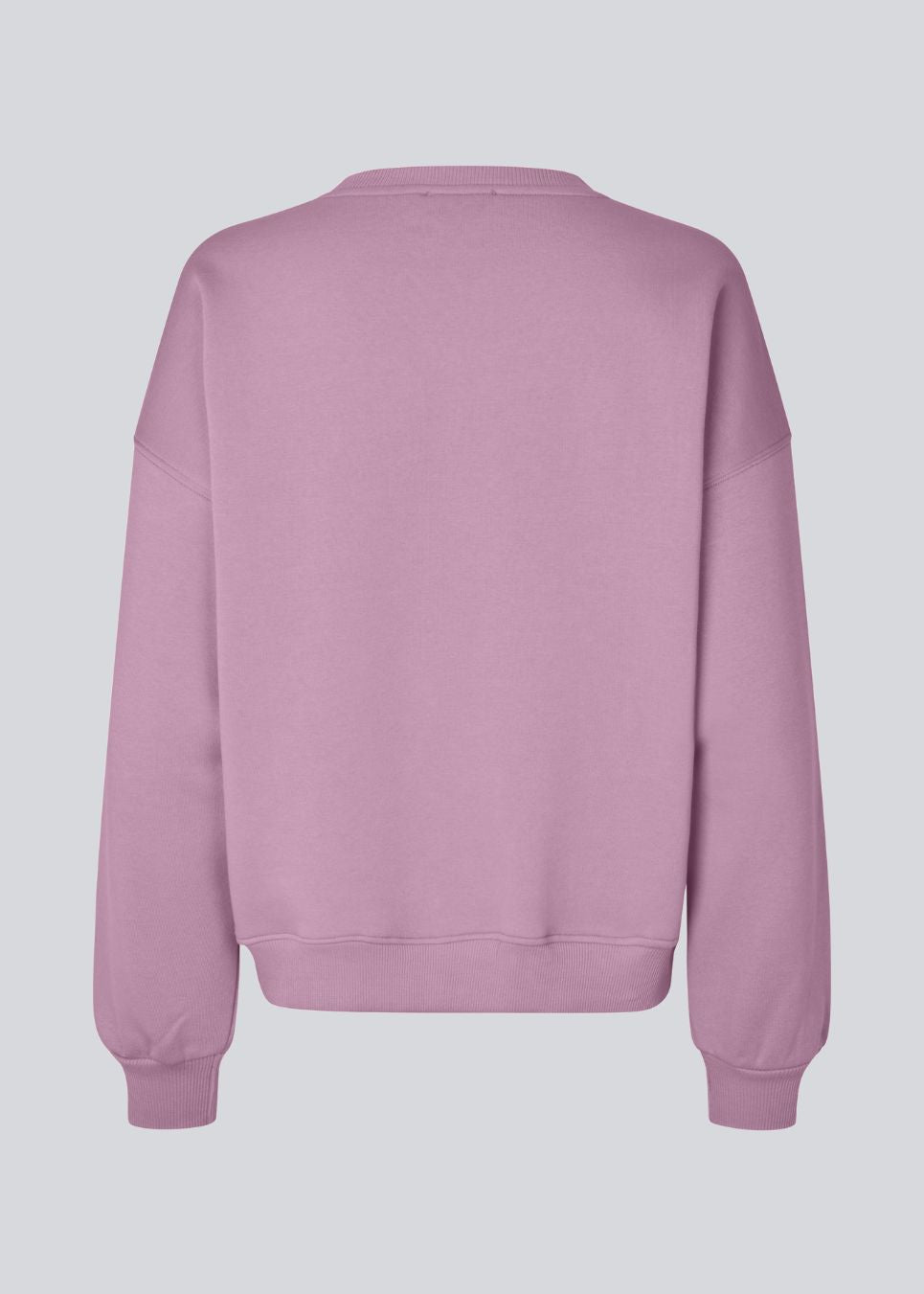 Sweatshirt i lilla i bomuldsblanding med logo. Paulamd sweat har en rund halsudskæring og ribkant vedbåde bund og ærmer.&nbsp;