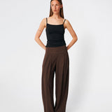 Tullemd pants - Seal Brown