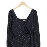 Modström Preloved Elvira print top - Polka