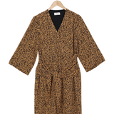 Modström Preloved Isabella print dress - Apricot Leaf