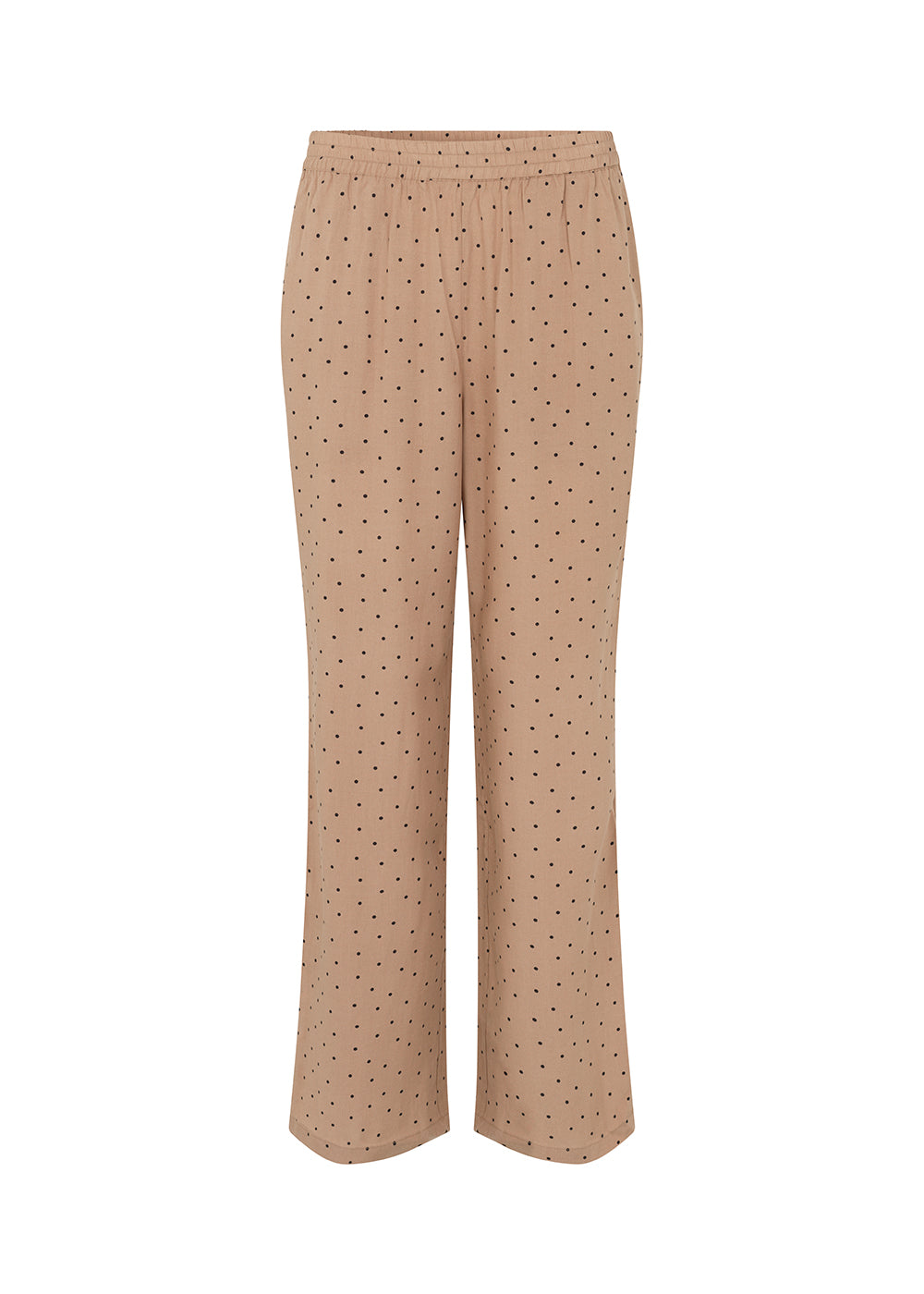 Modström Preloved Talle print pants - Camel Polka