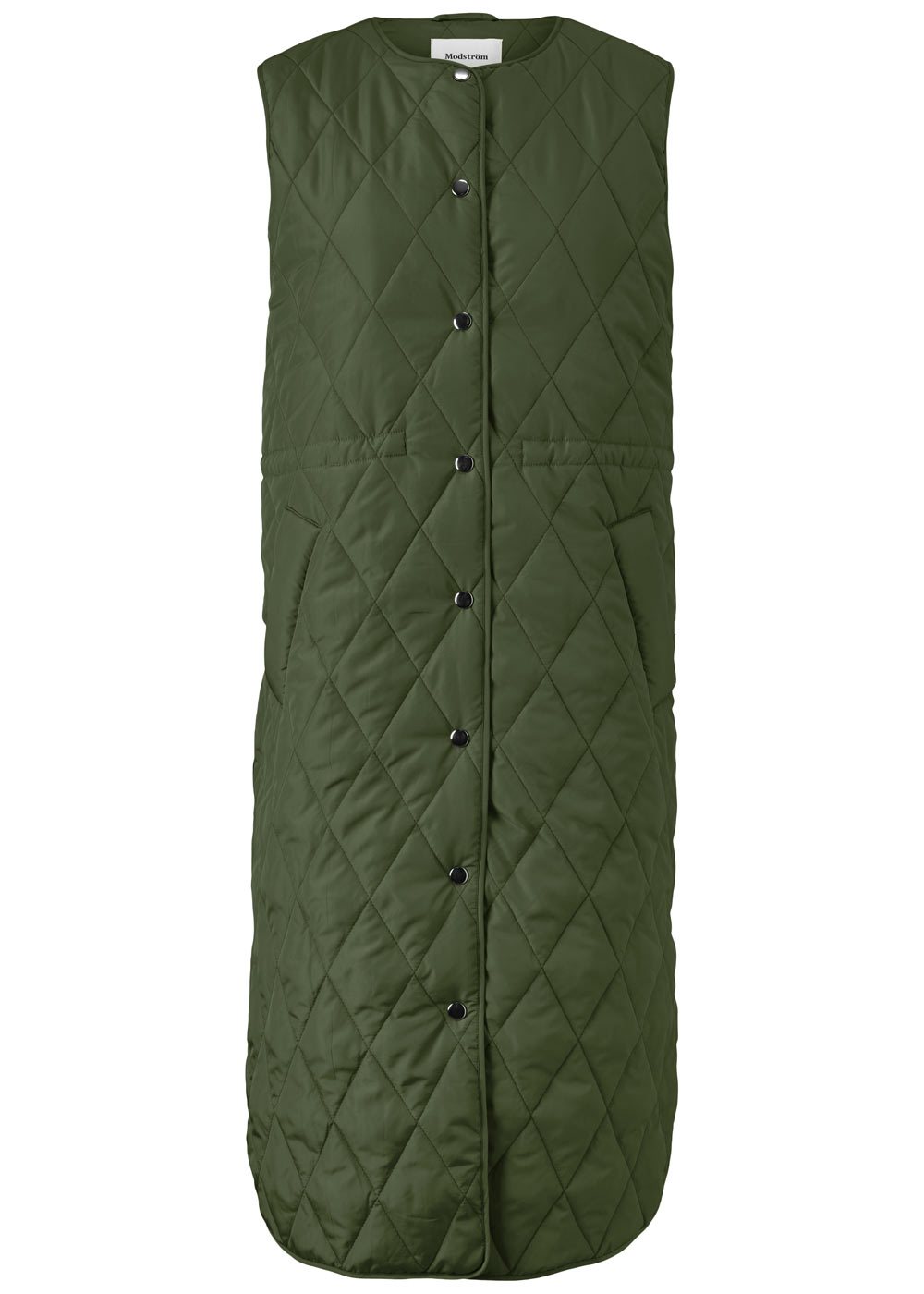 Modström Preloved Kip vest - Dark Army