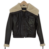 Modström Preloved Sort læderjakke - Black