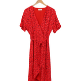 Modström Preloved Jemma print dress - Camara Apple Red