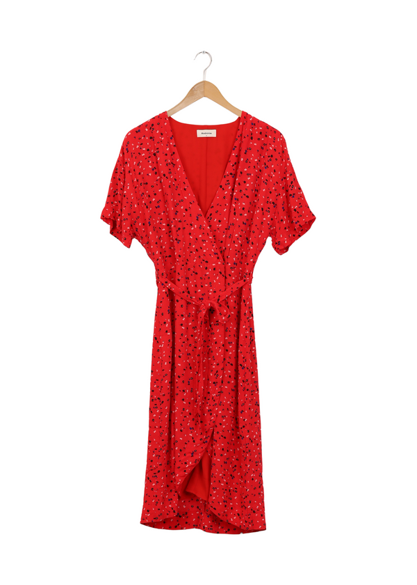 Modström Preloved Jemma print dress - Camara Apple Red