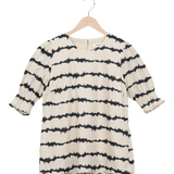 Modström Preloved PoemMD print top - Tie Dye Lines