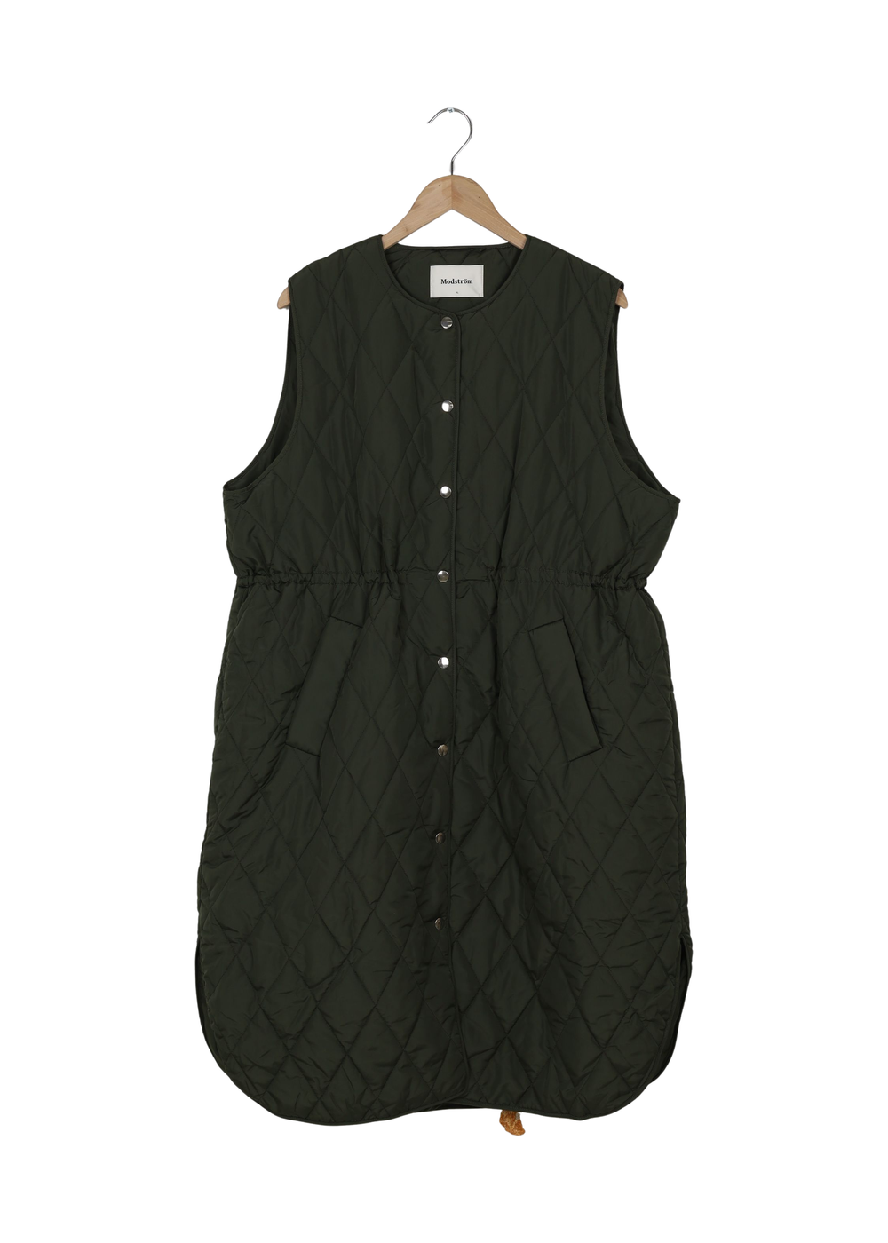 Modström Preloved Kip vest - Dark Army