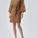 Modström Preloved Isabella print dress - Apricot Leaf
