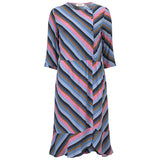 Modström Preloved Rylan print dress, varen er en brugt style - Flash Stripe