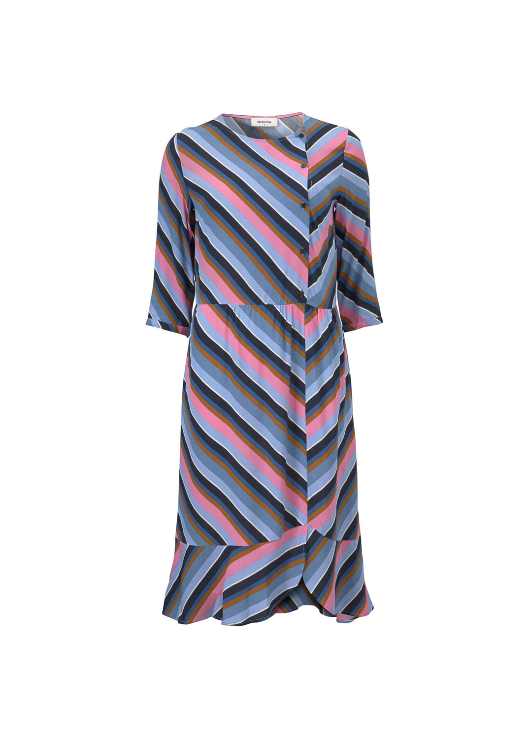 Modström Preloved Rylan print dress, varen er en brugt style - Flash Stripe