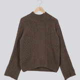 Modström Preloved Minnie t-neck - Pecan