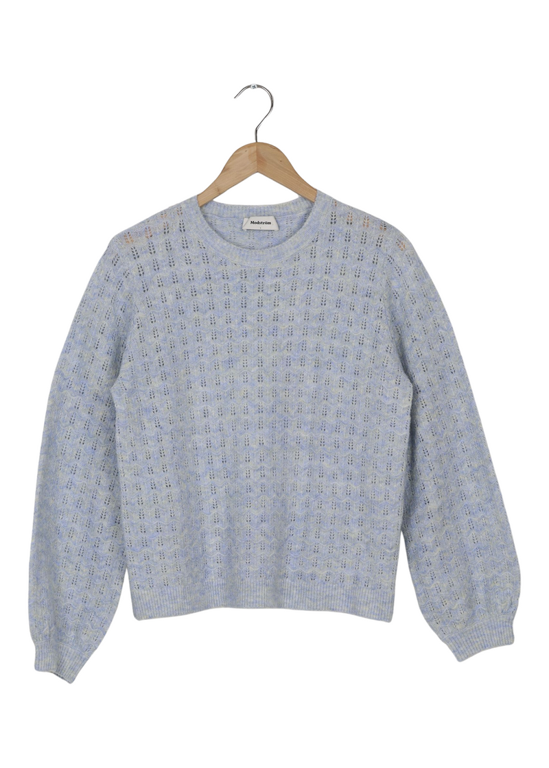 Modström Preloved AlvesMD o-neck - Blue Pearl