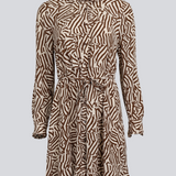 Modström Preloved Nation print dress - Graphic Grid