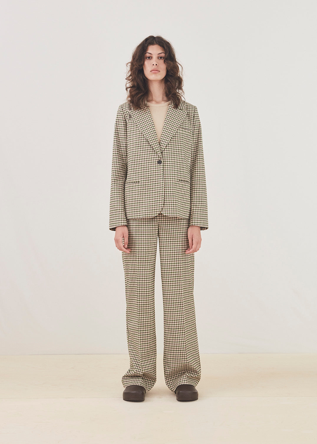Modström Preloved OsvaldMD blazer - Forest Check