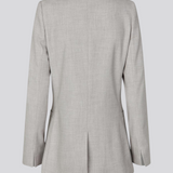 HeartMD fitted blazer - Light grey melange cox