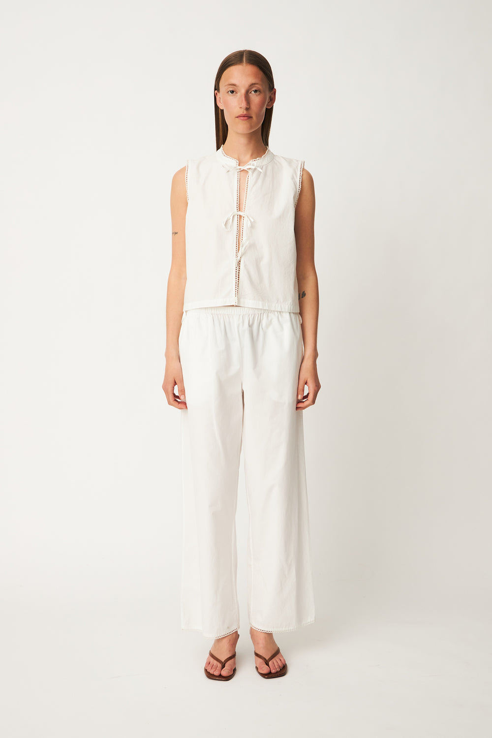 Tessamd pants - Soft White
