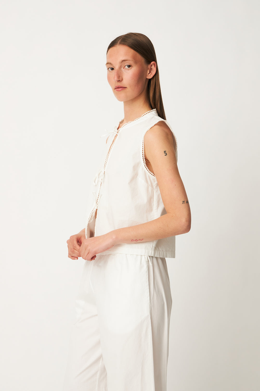 Tessamd top - Soft White