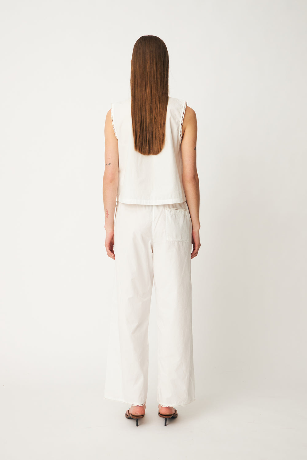 Tessamd pants - Soft White