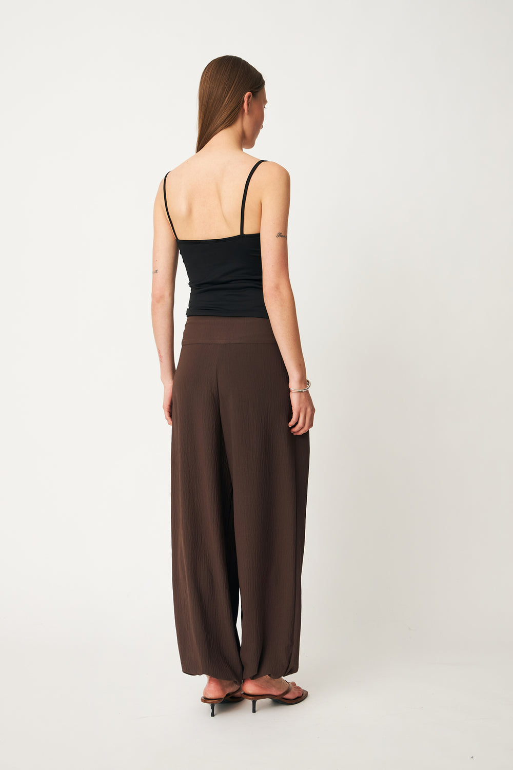 Tullemd pants - Seal Brown