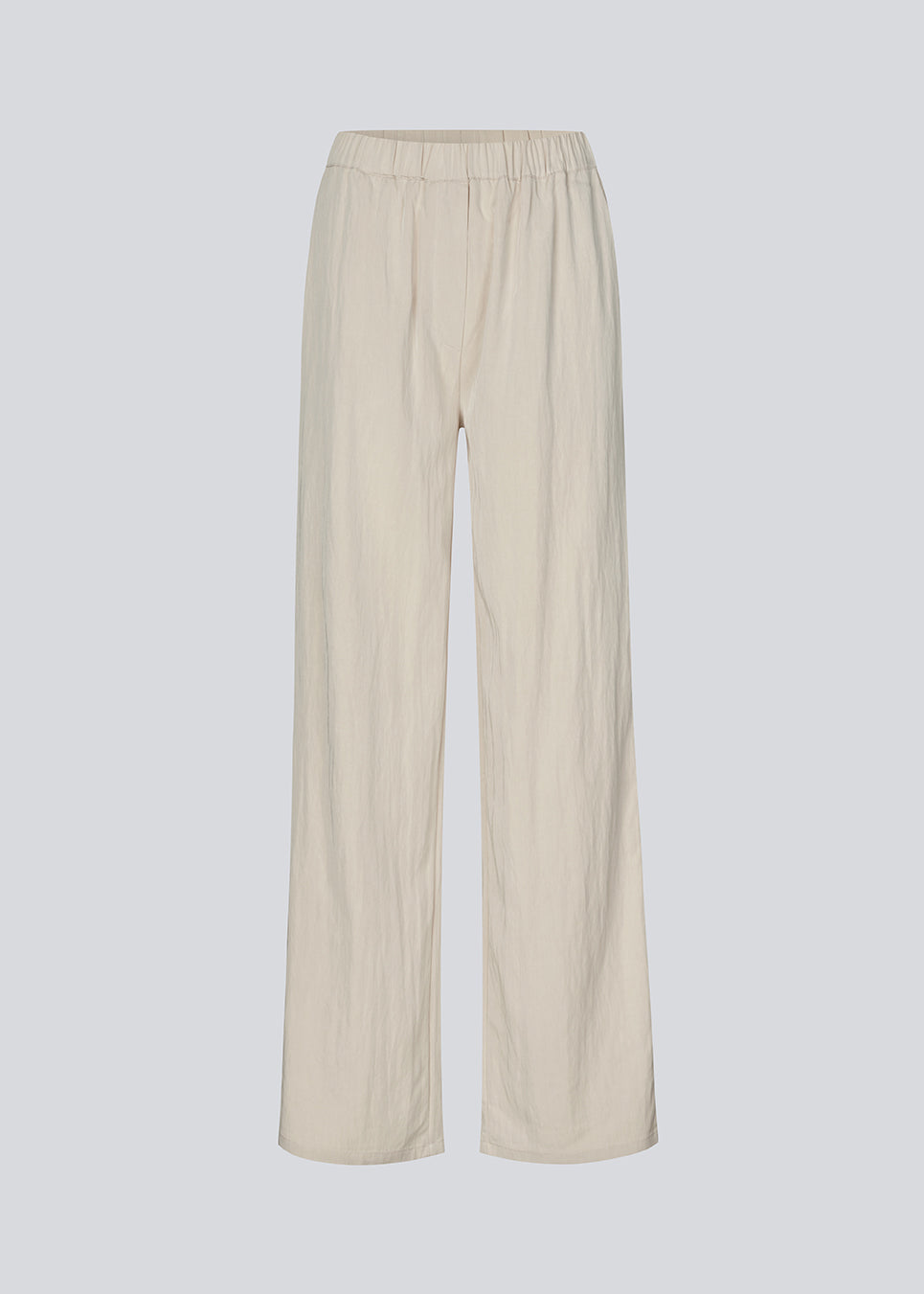 Lette komfortable bukser. AgneteMD Pants har sidelommer, løse ben og elastikbånd i taljen. Disse stilrene bukser kombinerer komfort med et moderne og afslappet look.