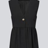 Agnetemd vest - Black