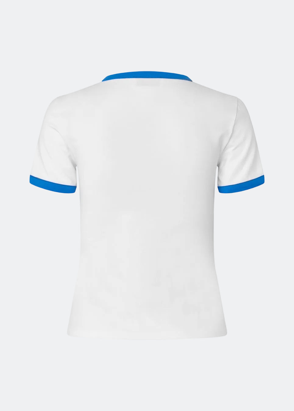 Fitted t-shirt med Italien-logo. AstaMD Italia T-Shirt er designet med blå kontrastkanter på korte ærmer og rund halsudskæring. En sporty og moderne t-shirt, perfekt til hverdags- og casual looks.