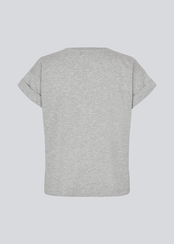 Brazilmd short melange t-shirt - Grey Melange