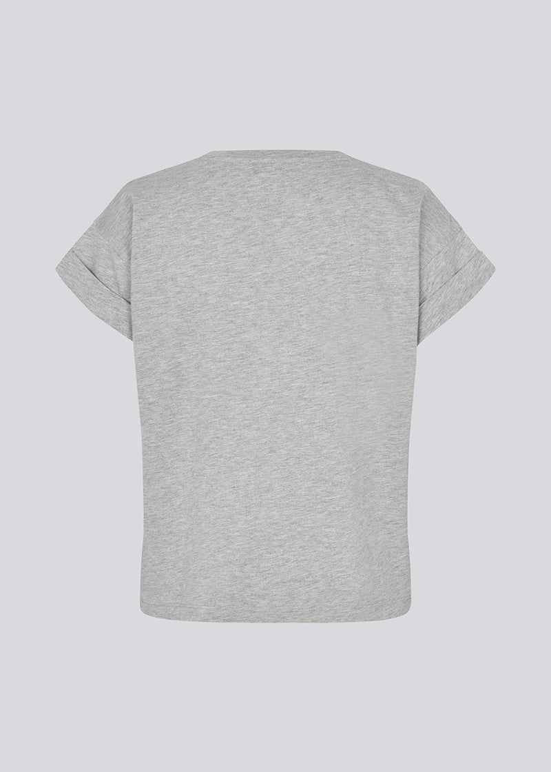 Brazilmd short melange t-shirt - Grey Melange