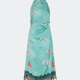 Carinamd print dress - Aqua Flower
