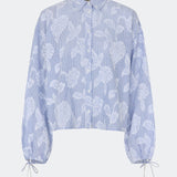 Cristanmd shirt - Blue striped jacquard