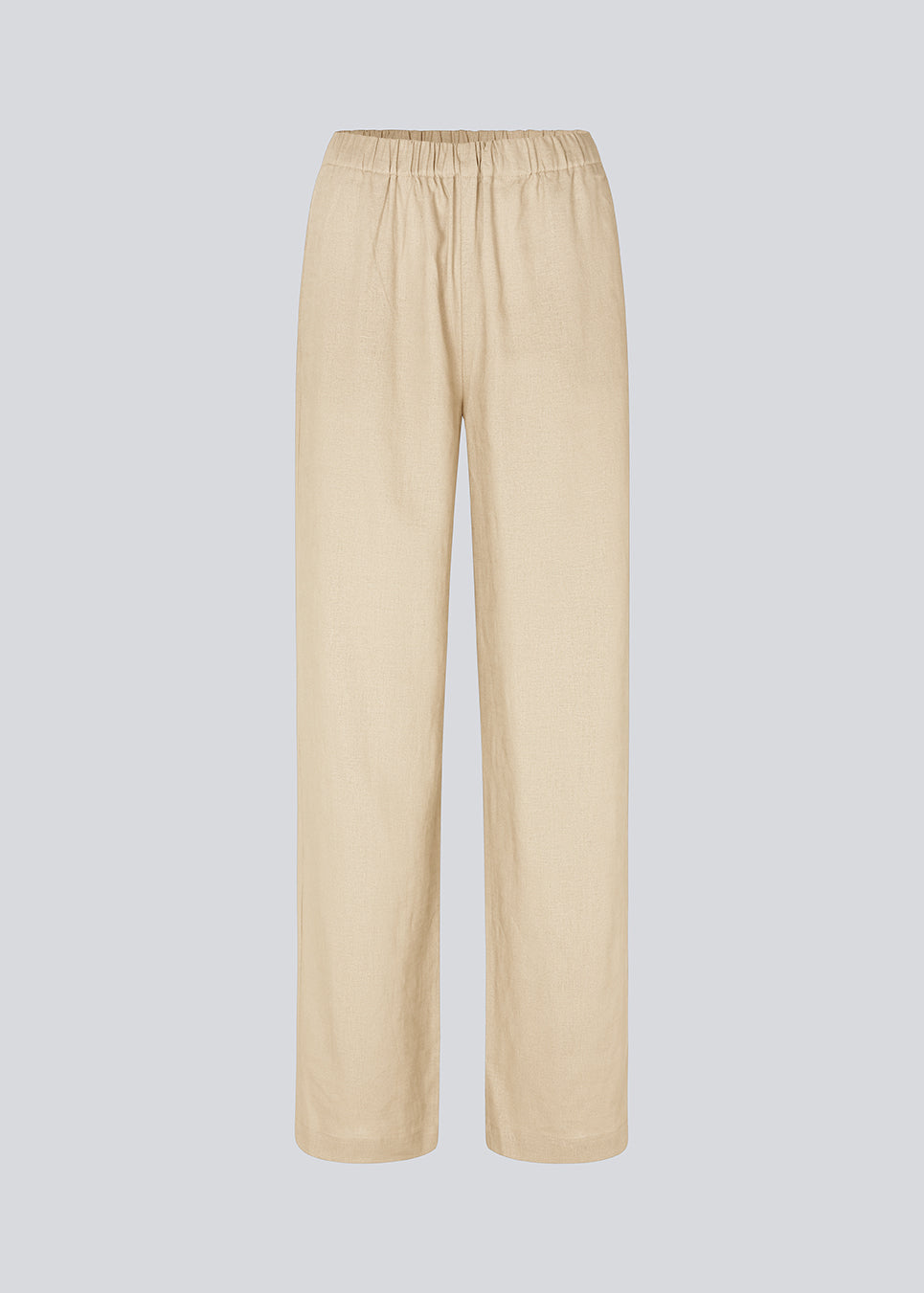 Oplev elegance og komfort med DarrelMD pants i en blanding af 30% hør og 70% viskose. Disse bukser i den smukke farve "Summer Sand" (lys beige) har en afslappet pasform og en elastisk talje, hvilket gør dem ideelle til både hverdagsbrug og afslappede anledninger.