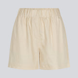 Shorts i summer sand med afslappet fit, brede ben og beklædt elastiktalje. DarrelMD shorts er fremstillet i et hørmateriale.&nbsp;