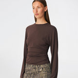 Dimetrimd LS t-shirt - Seal Brown