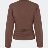 Dimetrimd LS t-shirt - Seal Brown