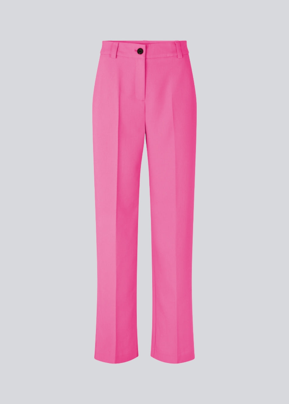 Gale pants i pink har et klassisk design. Buksen har lige, vide ben med pressefolder som skaber et elegant udtryk. Indersøm (S/36): 83 cm Bukserne forlænges med 0,5 cm for hver størrelse. Bukserne er store i størrelsen. Vi anbefaler at gå en størrelse ned.