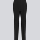 Gale straight pants i sort er en herreinspireret buks med lige, smalle ben. Buksens design holdes klassisk med pressefolder og en mellemhøj talje. Modellen er 173 cm og har en størrelse S/36 på Indersøm (S/36): 82 cm Bukserne forlænges med 0,5 cm for hver størrelse.