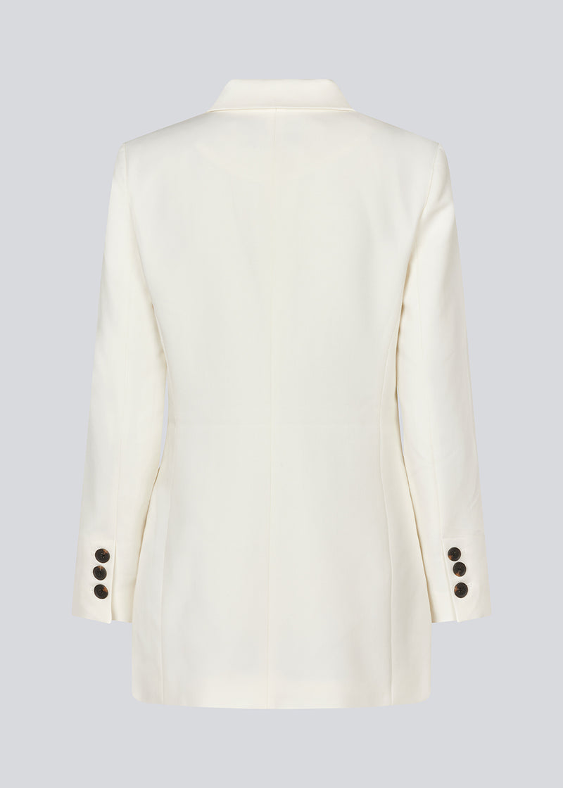 GaleMD slim blazer - Soft White