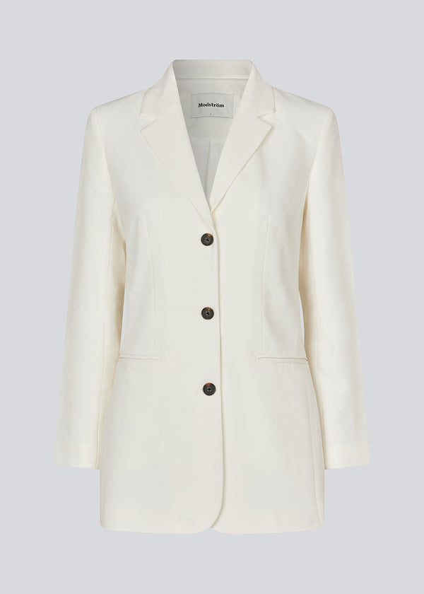 GaleMD slim blazer - Soft White