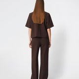 Galemd SS blazer - Seal Brown