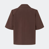 Galemd SS blazer - Seal Brown