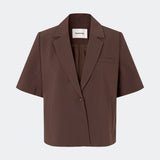 Galemd SS blazer - Seal Brown