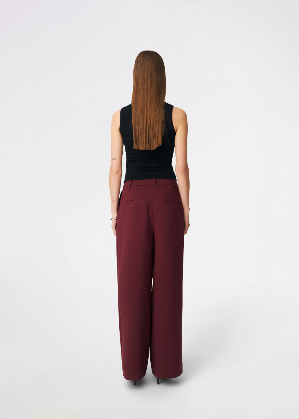 Galemd wide pants - Windsor Wine