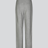Højtaljede bukser i vævet kvalitet med lynlåsgylp med skjult hægte. HeartMD pants har skrå sidelommer og snydelommer bagpå. Lige ben. Modellen er 175 cm og har en størrelse S/36 på.