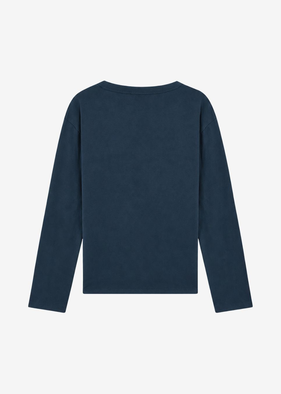Hellenmd logo LS t-shirt - Navy Sky