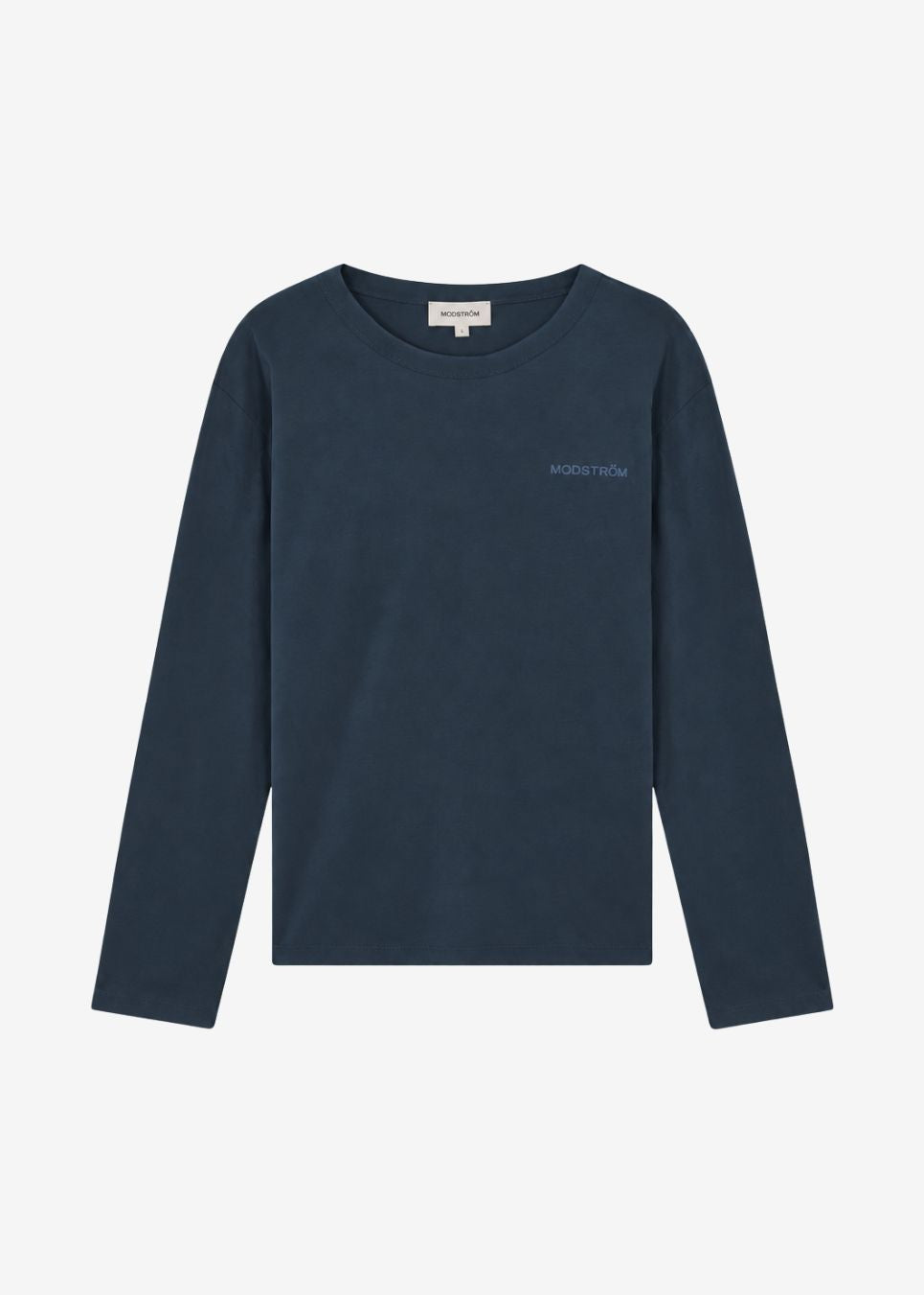 Hellenmd logo LS t-shirt - Navy Sky